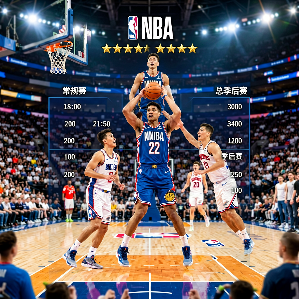 NBA篮球联赛赛程与球队球员数据统计